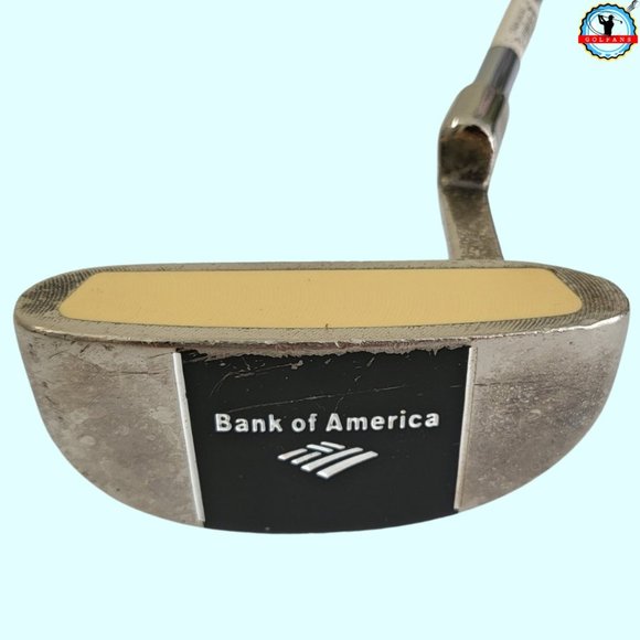 Top Flite Other - Top-Flite Strata Bank of America Logo Mallet Putter  RH Steel Shaft 35"